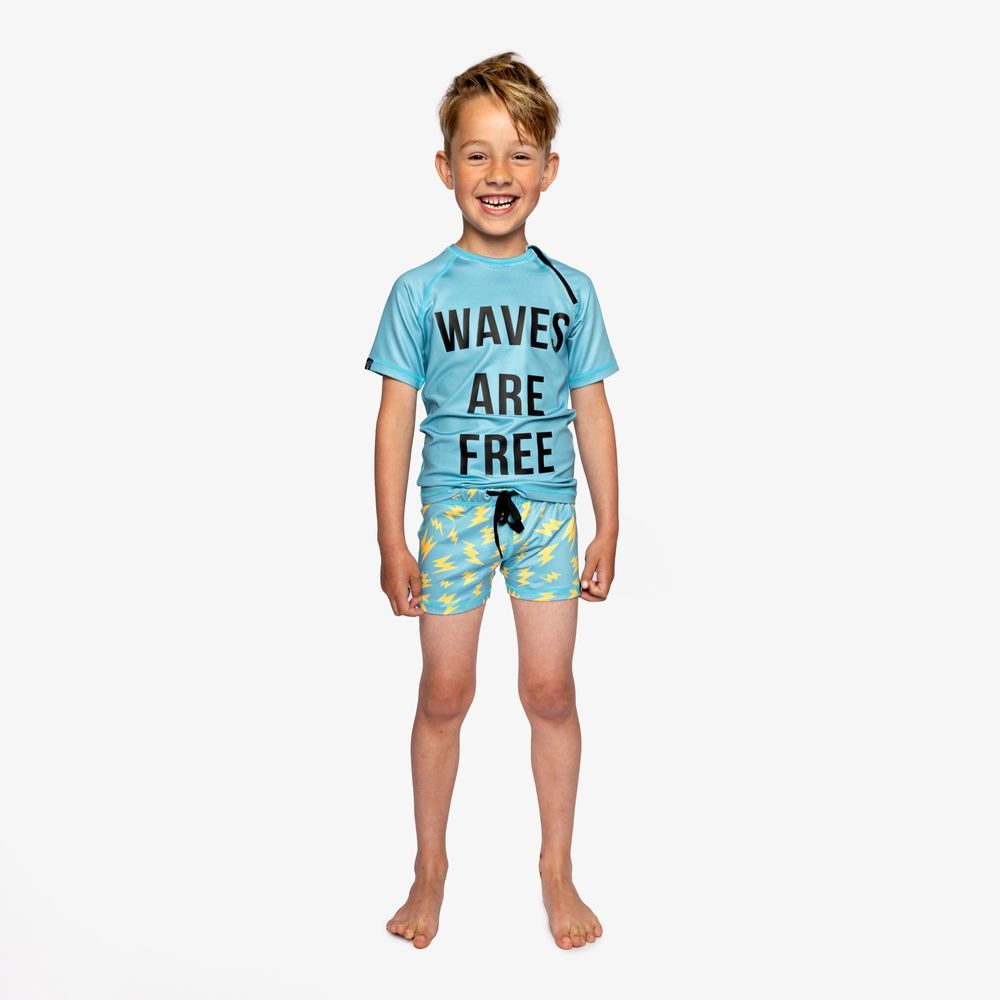 Beach & Bandits - Waves Are Free Swim Tee