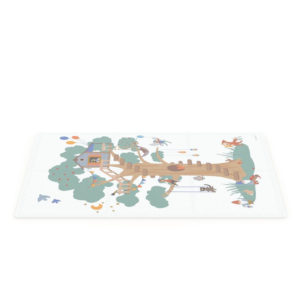 Play & Go - Icons EVA Puzzlemat - Treehouse - 120x180 cm