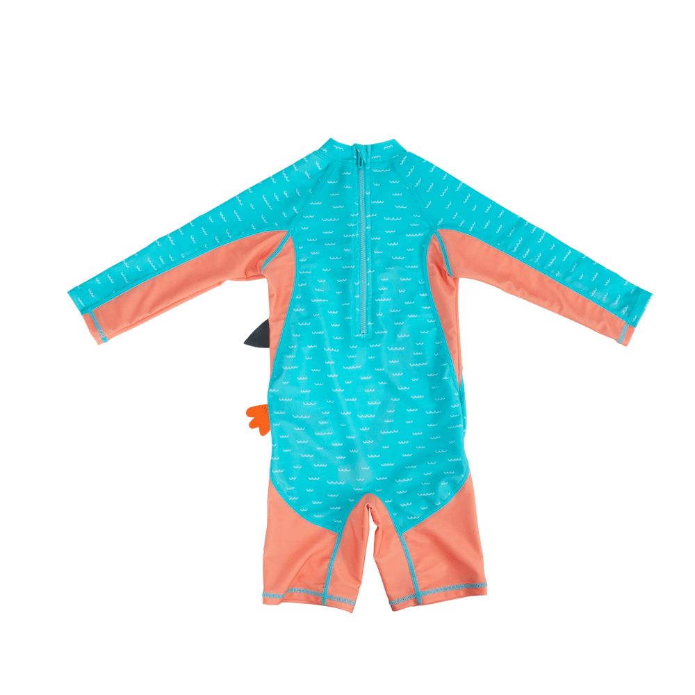 Zoocchini - Baby/Toddler Rashguard One Piece Swimsuit - Penguin