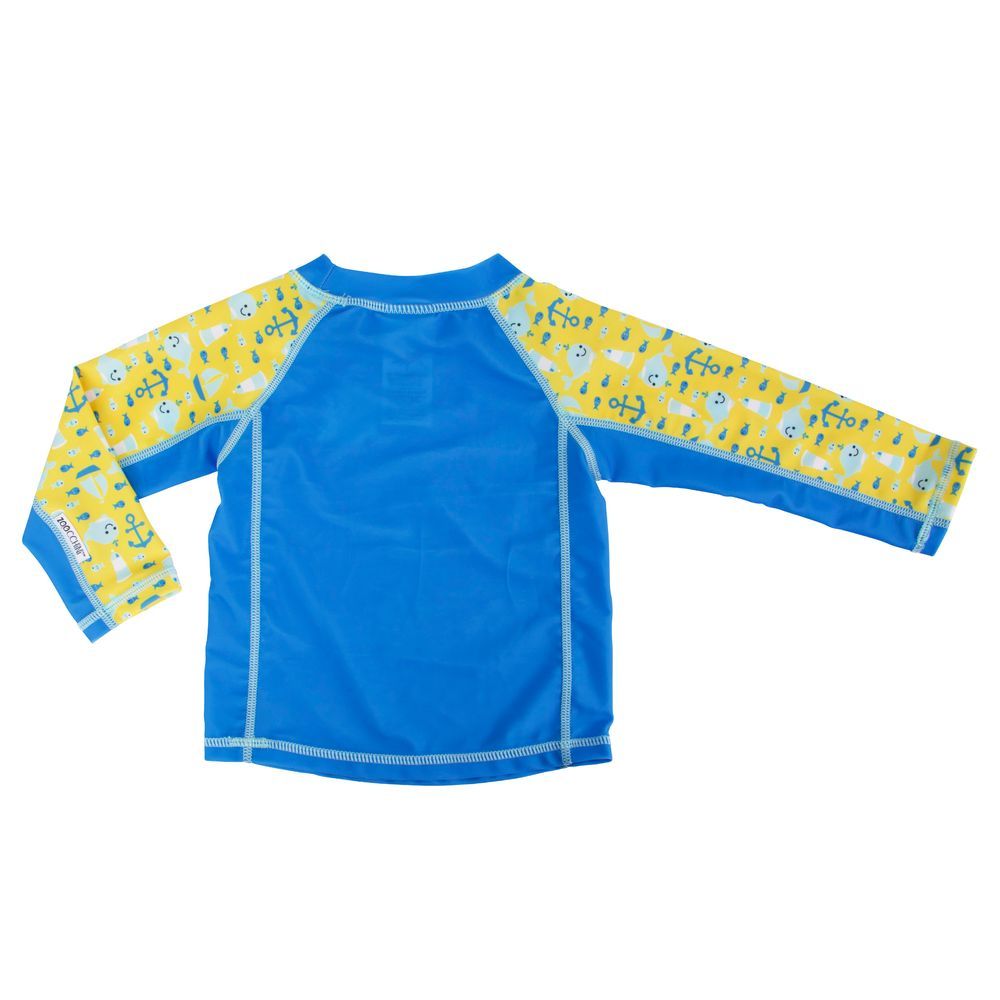 Zoocchini - Baby Rash Guard Long Sleeved Swim Top - Whale