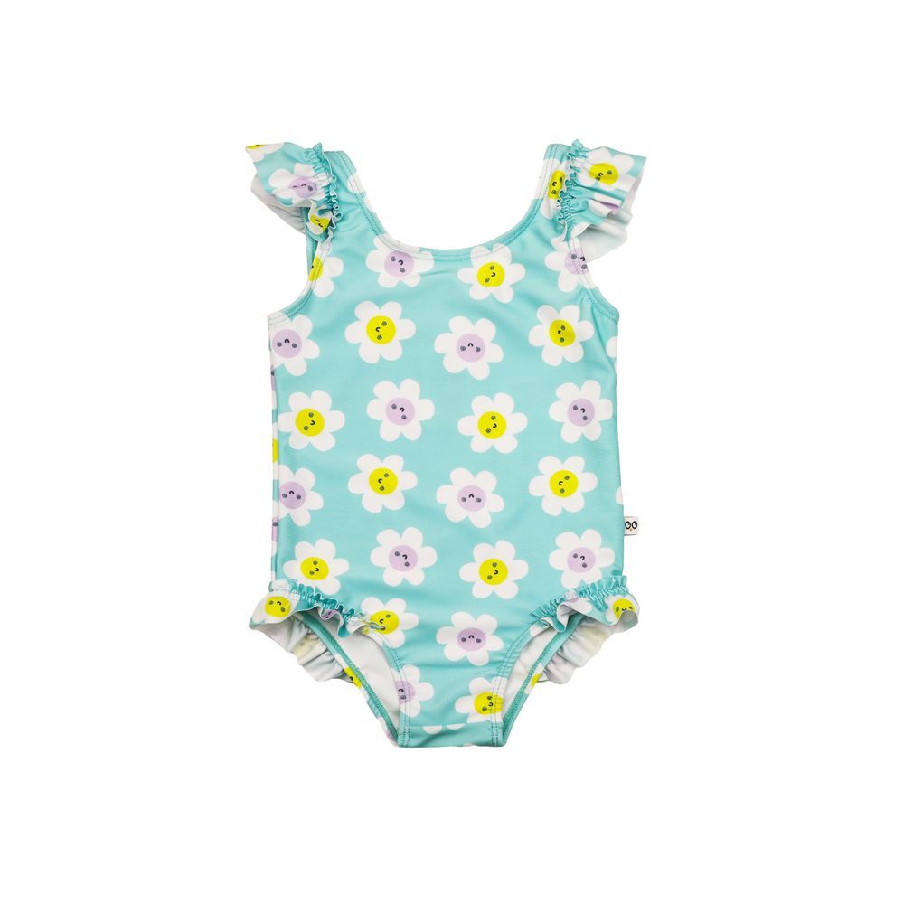 Zoocchini - Baby Ruffled Swimsuit - Daisy