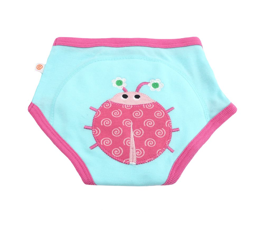 Zoocchini - Girl's Potty Training Pants - Garden Creatures - Pack of 3