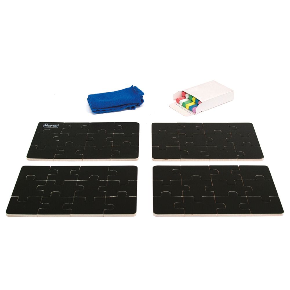 Andreu Toys - 4 Puzzles Blackboard Diorama