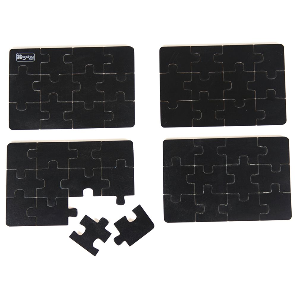 Andreu Toys - 4 Puzzles Blackboard Diorama