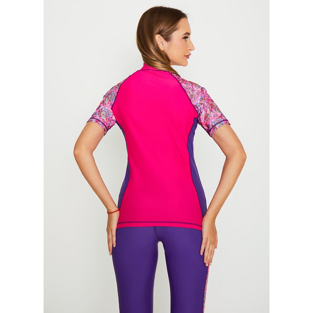 Coega Sunwear - Ladies Short Sleeve Rashguard - Pink