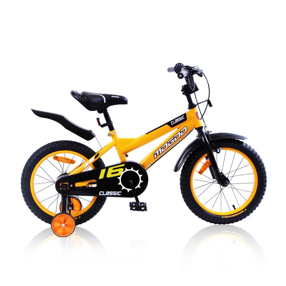 Mogoo - Classic 16 Inch Kids Bicycle - Yellow