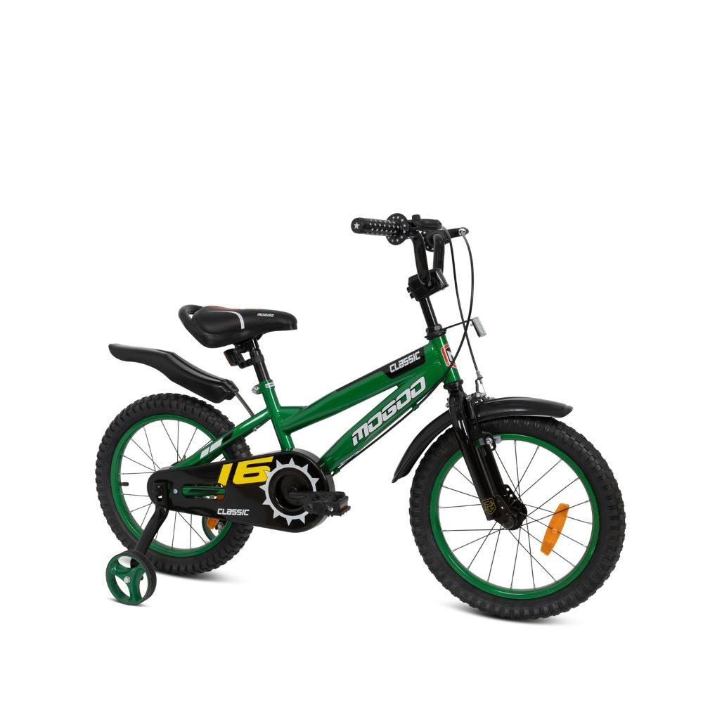 Mogoo - Classic Kids Bike - 16-inch - Green