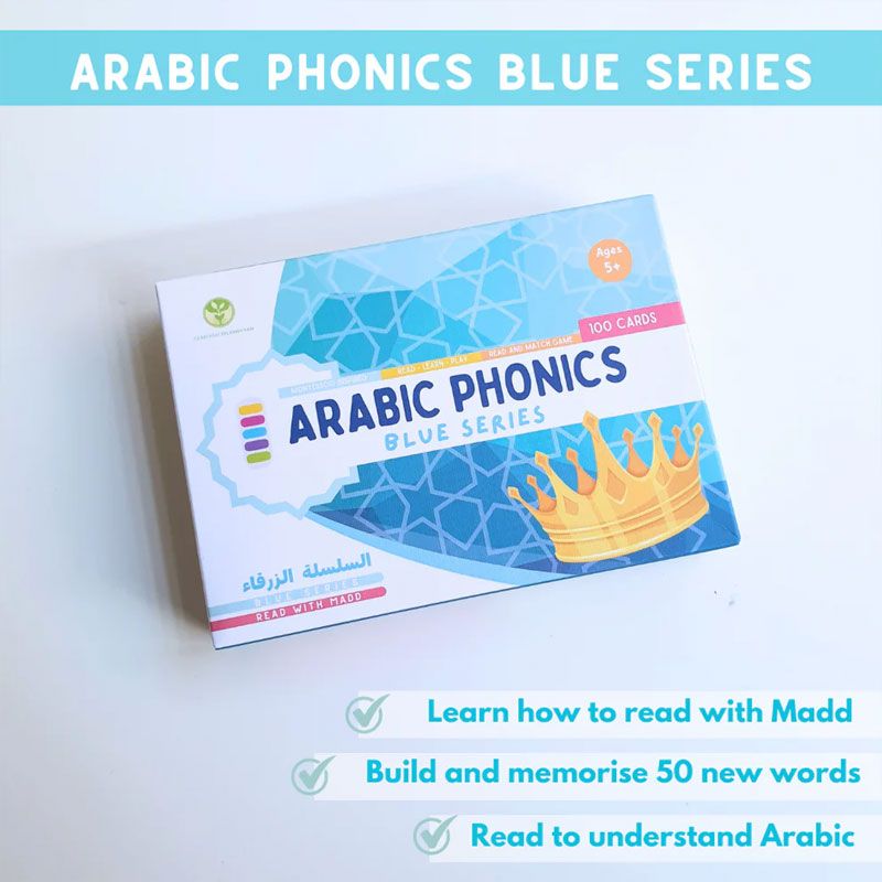 Tarbiyah Islamiyyah - Arabic Phonics Card Game - Blue Series