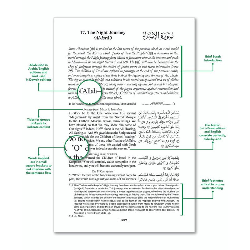 كتاب The Clear Quran Series With Arabic Text Parallel Edition