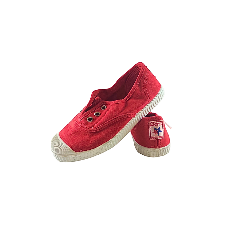 Pikkaboo - Ceinta Rojo Eyelet Slip-on Kids Shoes - Red