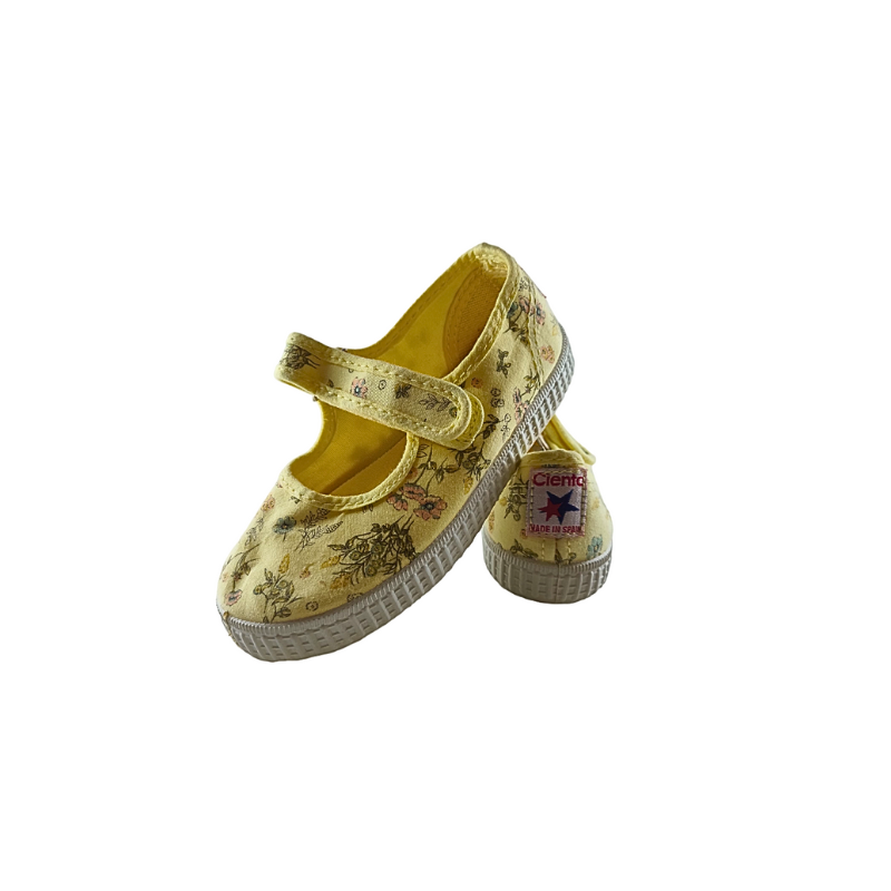 Pikkaboo - Ceinta Girl's Floral Shoes - Yellow