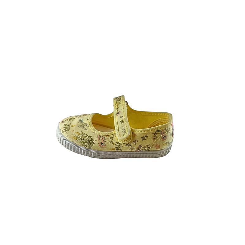 Pikkaboo - Ceinta Girl's Floral Shoes - Yellow