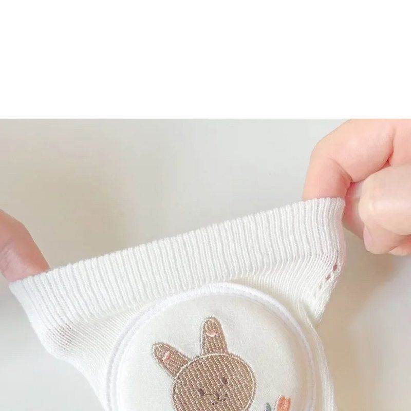 Pikkaboo - Soft Crawl Baby Knee Pads - Rabbit