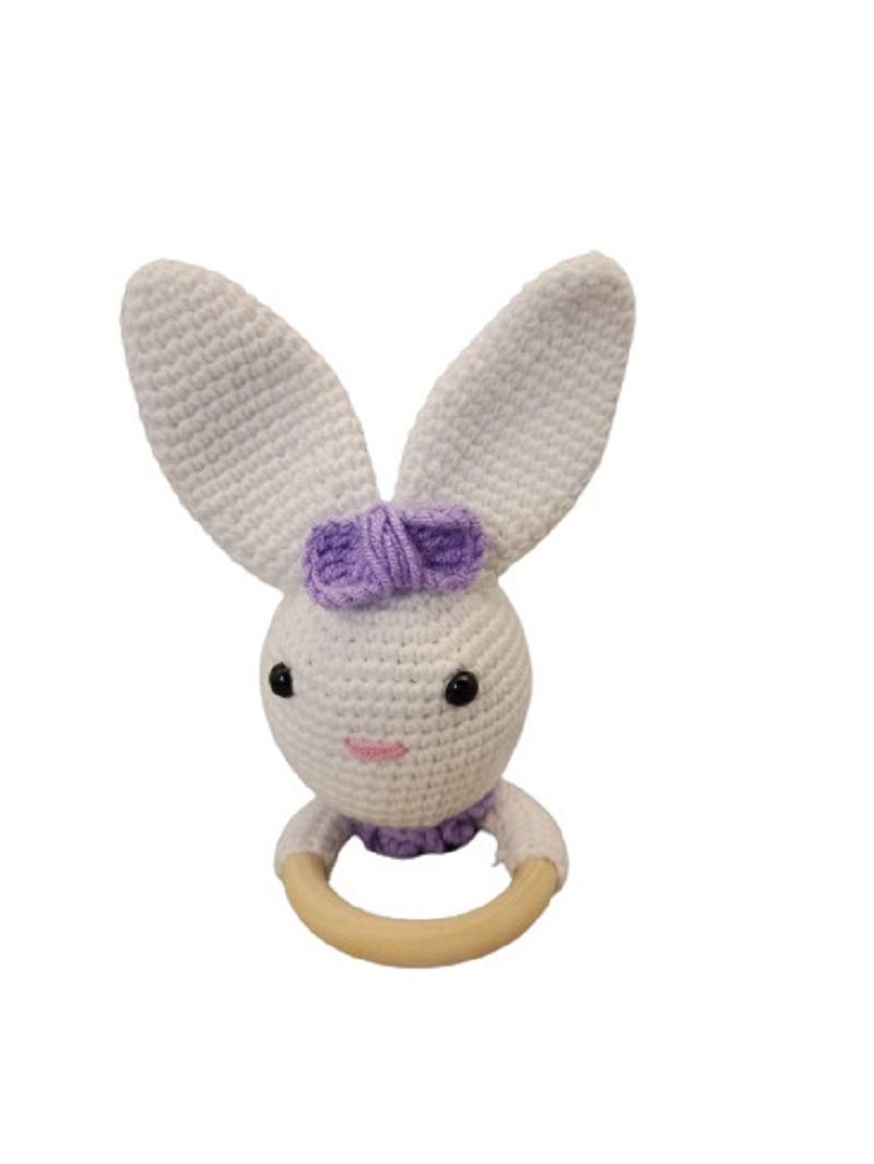 Pikkaboo - Heavenlyhugs Miss Rabbit Handmade Crochet Teether