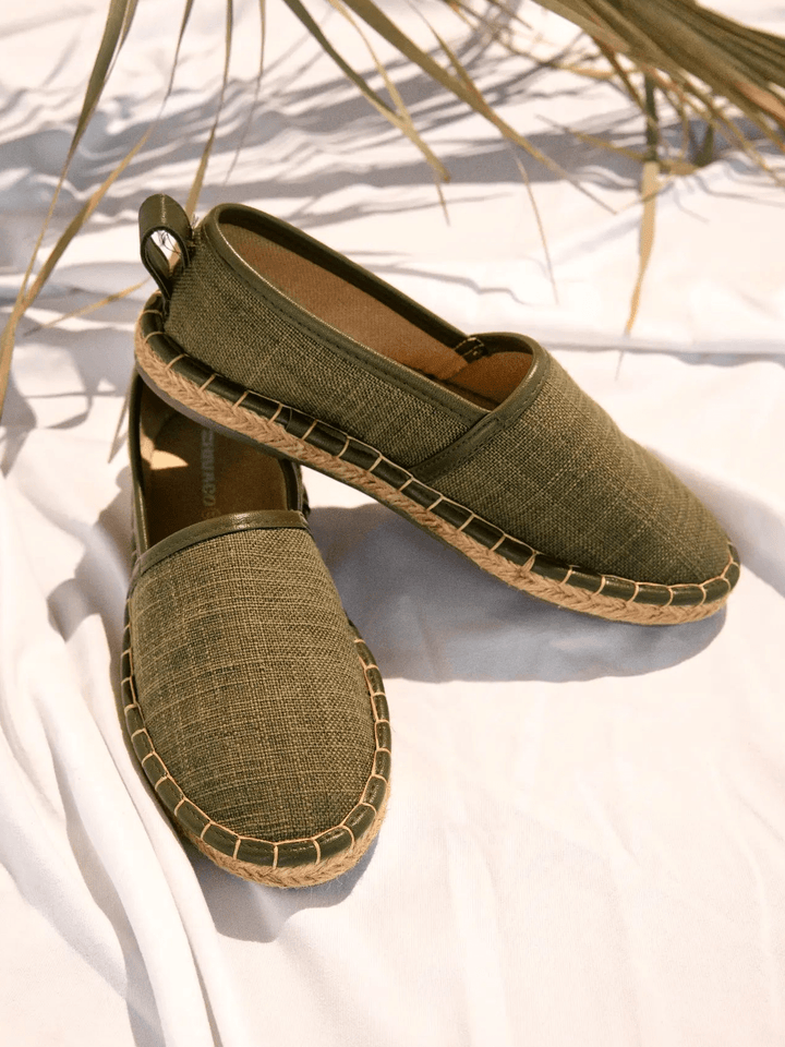 Pikkaboo - Dia Handmade Soft Feet Zhivago Shoes - Olive Green