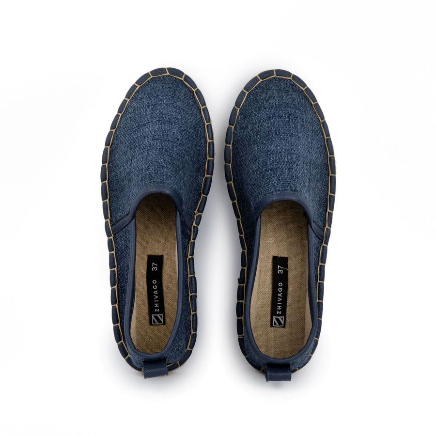 Pikkaboo - Handmade Soft Feet Zhivago Shoes - Savana Blue