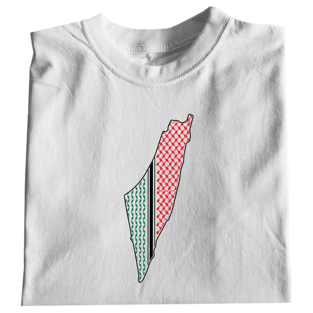 Twinkle Hands - Adult Palestine T-Shirt - Colorful Kufiya