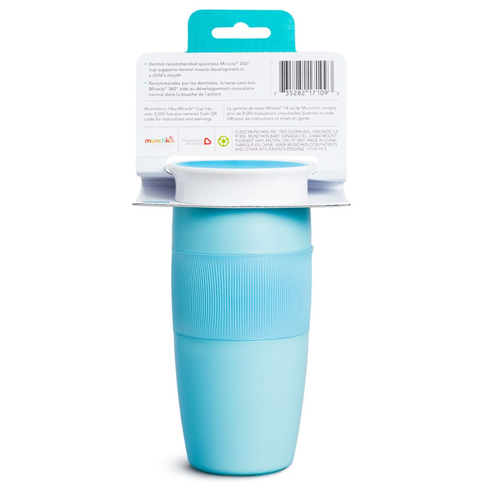 Munchkin - Miracle 360 Sippy Cup - Blue - 414 ml