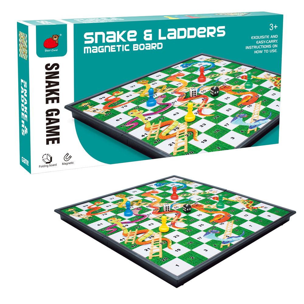 Stem - Snake And Ladders Folding Magnetic Board Game