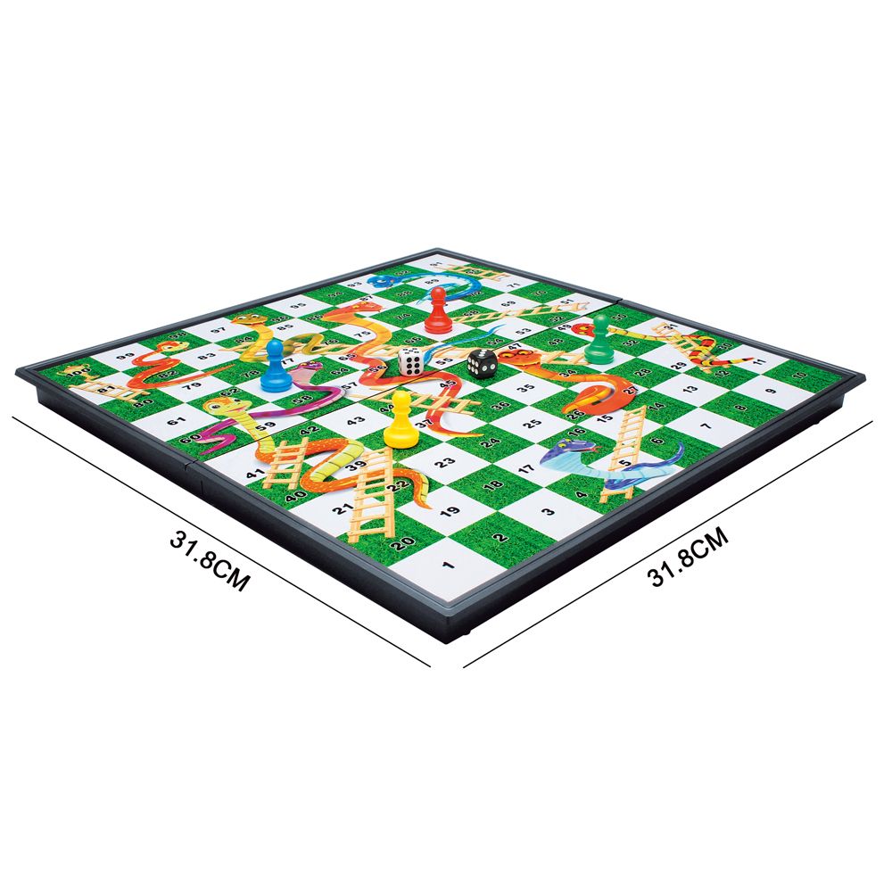 Stem - Snake And Ladders Folding Magnetic Board Game