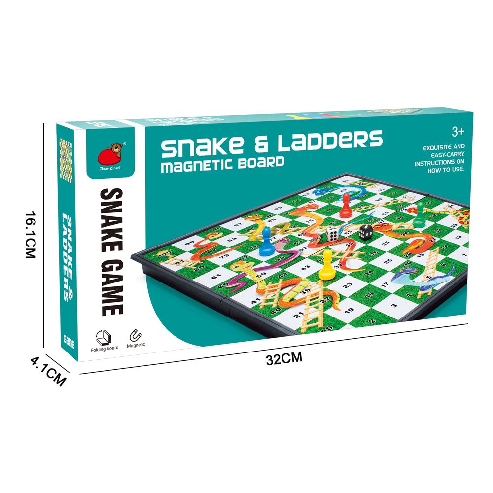 Stem - Snake And Ladders Folding Magnetic Board Game