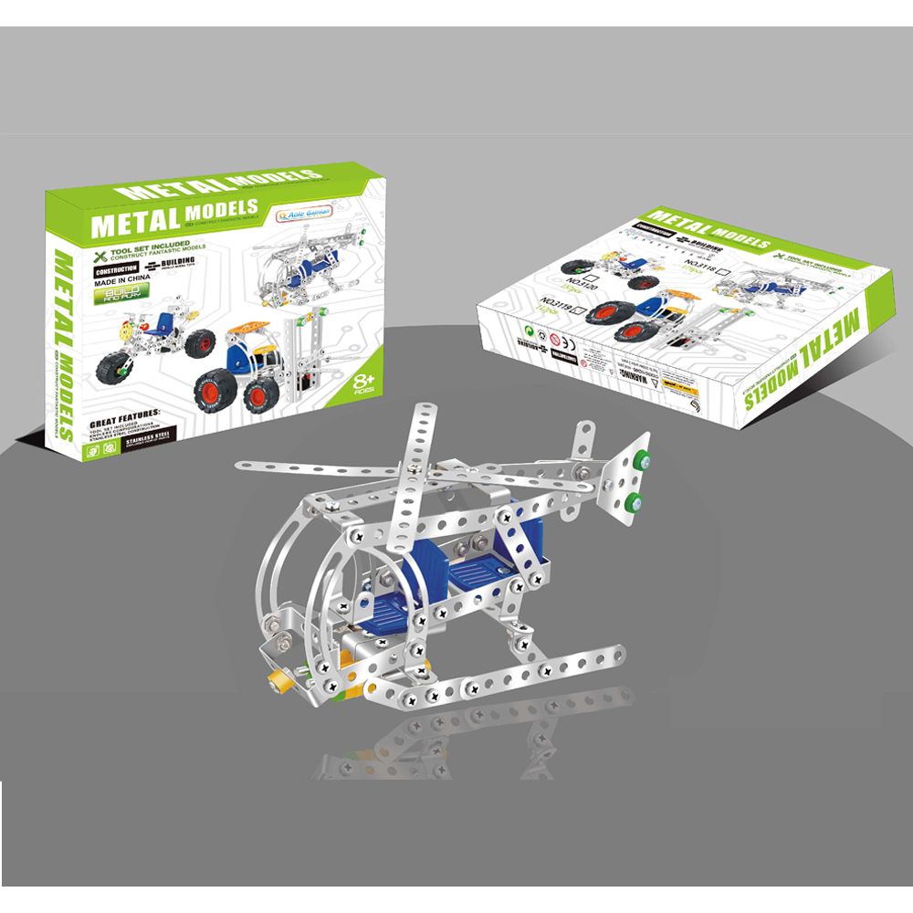 Stem - Build And Play Metal Models Construction Kit - 175pcs