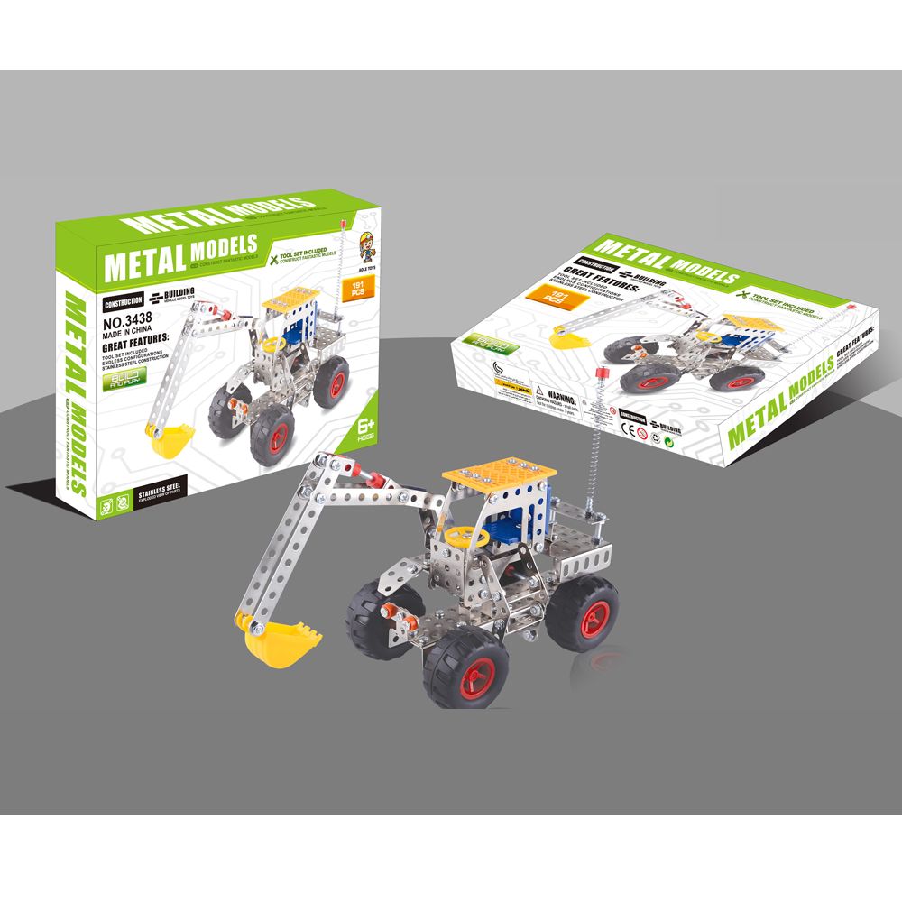 Stem - Build And Play Metal Models Construction Kit - 191pcs