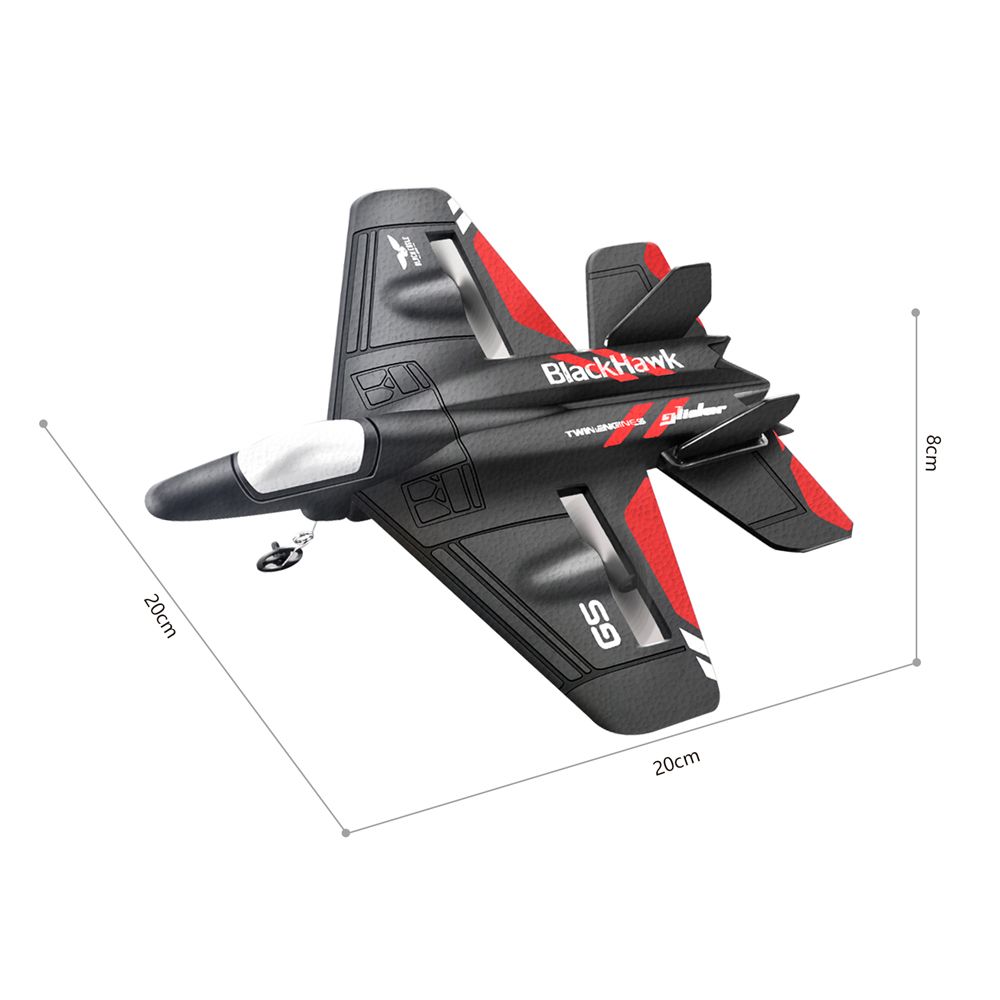 Stem - Blackhawk Remote Control Glider Fighter - 1pc - Color May Vary