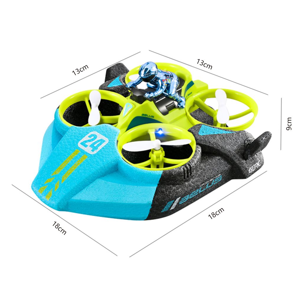 Stem - Sea, Land And Air Four-Axle RC Flying Car - 1pc - Color May Vary