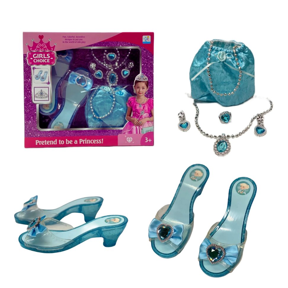 Stem - Pretend To Be A Princess Shoe Set - Blue