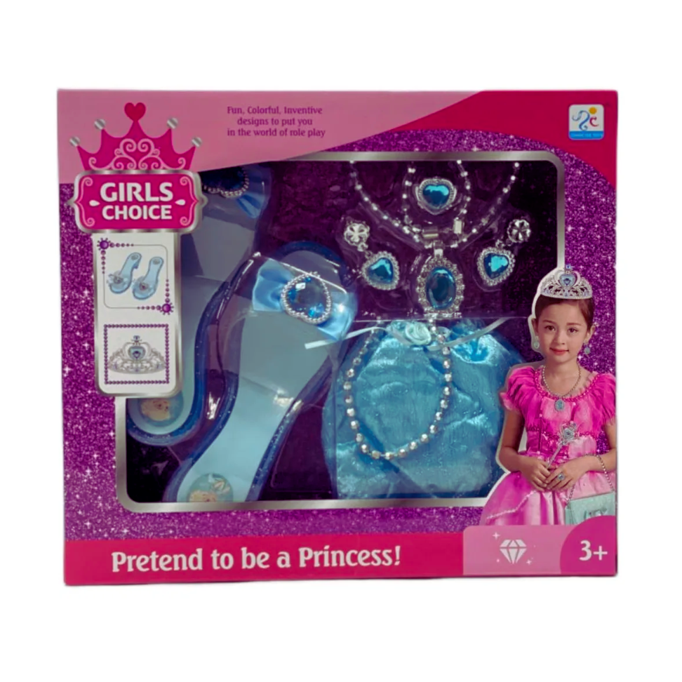 Stem - Pretend To Be A Princess Shoe Set - Blue