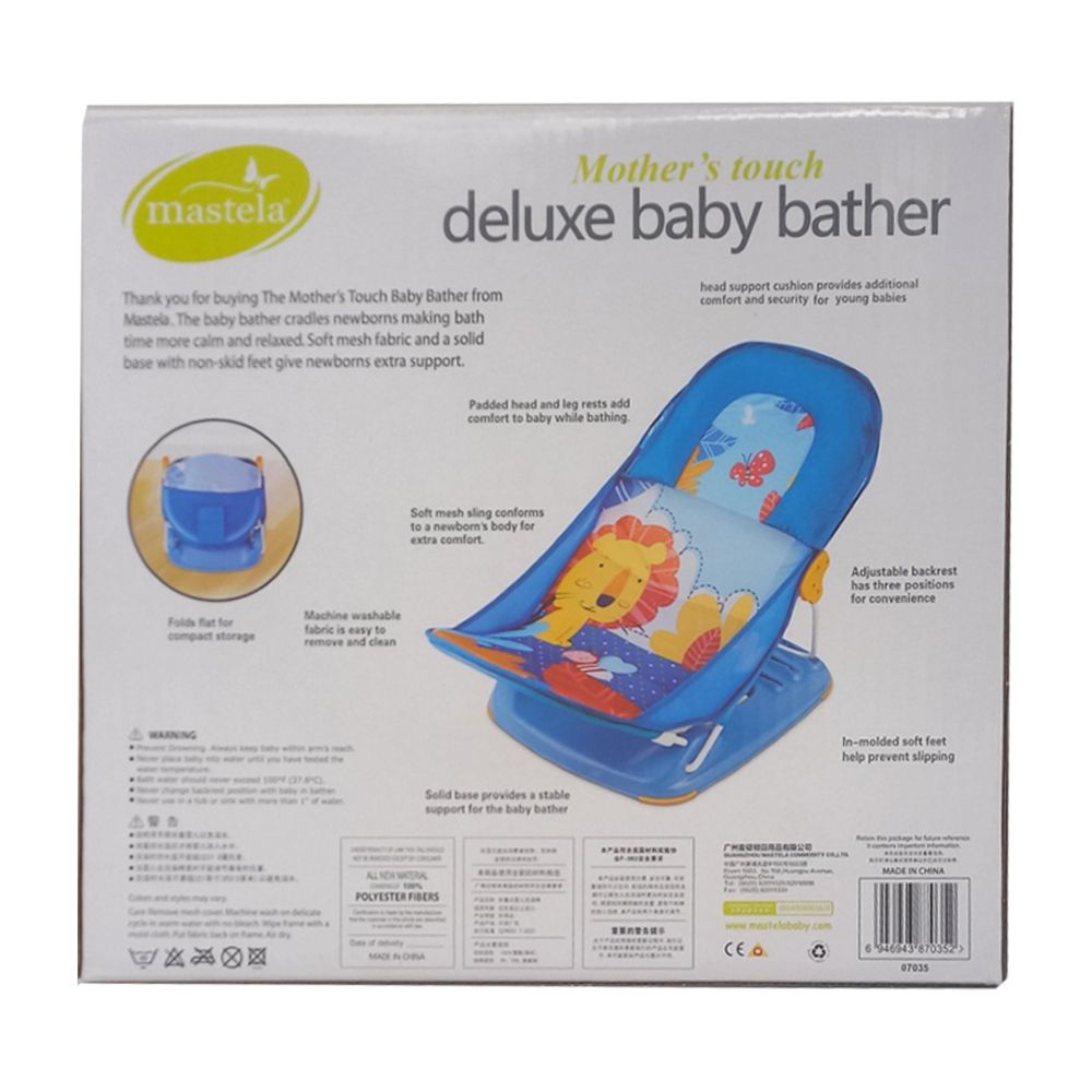 Mastela - Mother's Touch Deluxe Baby Bather - Blue