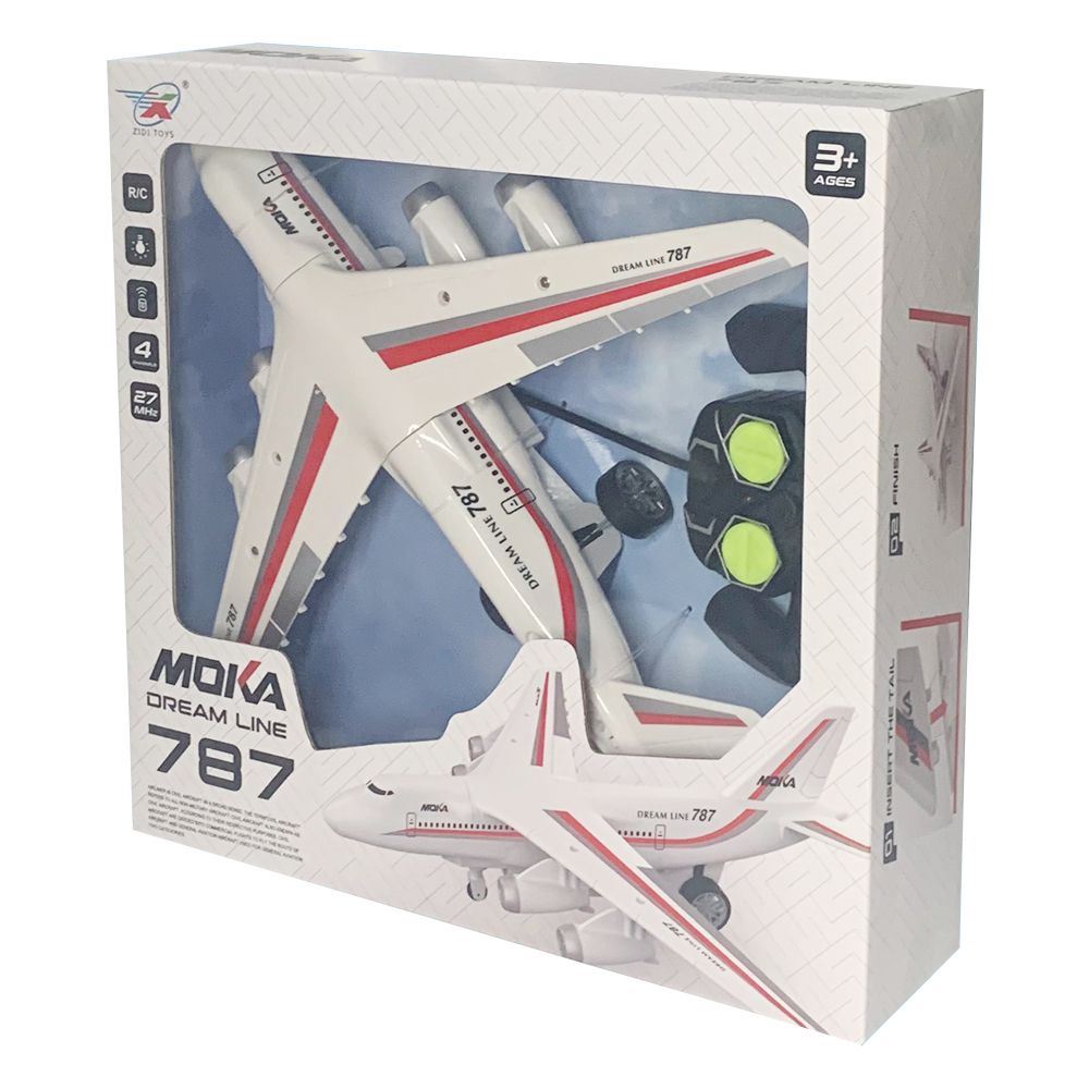 Stem - Moka Dream Line 787 Remote Control Aircraft - 27MHz - White