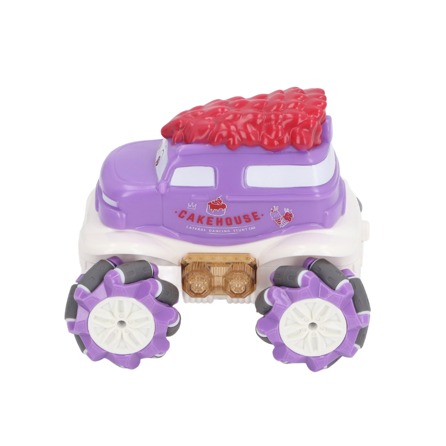 Stem - 1:36 Light Vinyl Stunt Car 1Pc - Purple - Style May Vary