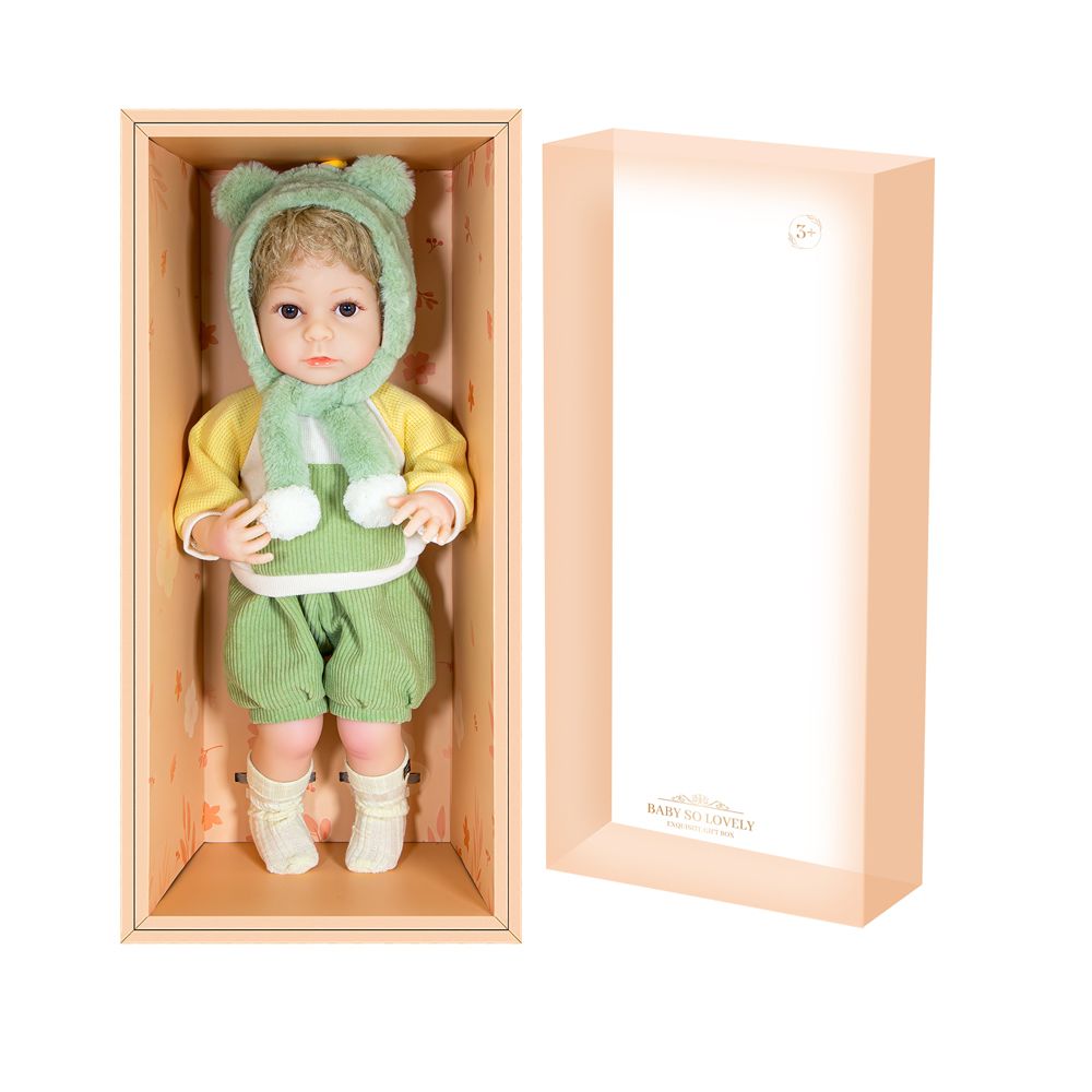 Stem - Lovely Baby Doll With Dress - Green - 53 cm