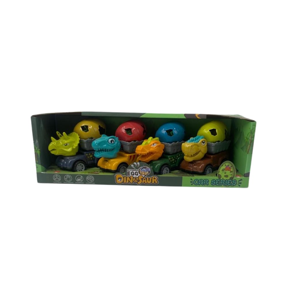 Stem - Car Series Little Dinosaur Egg Playset - 4pcs