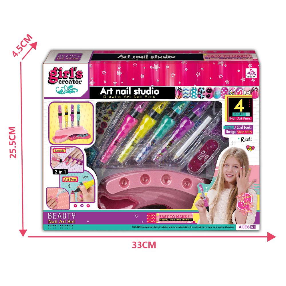 Stem - 3-in-1 Girl's Creator Nail Art Studio Beauty Kit