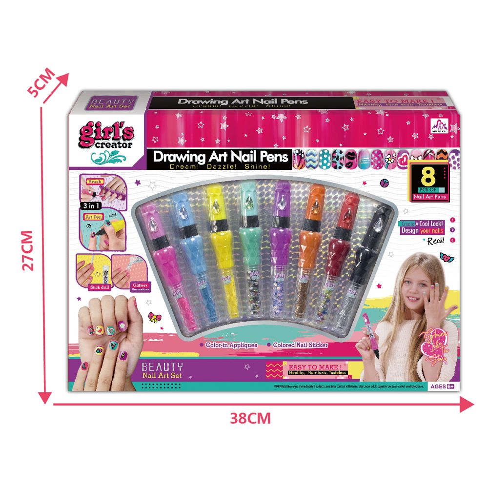 Stem - 3-in-1 Drawing Art Nail Pens Beauty Kit