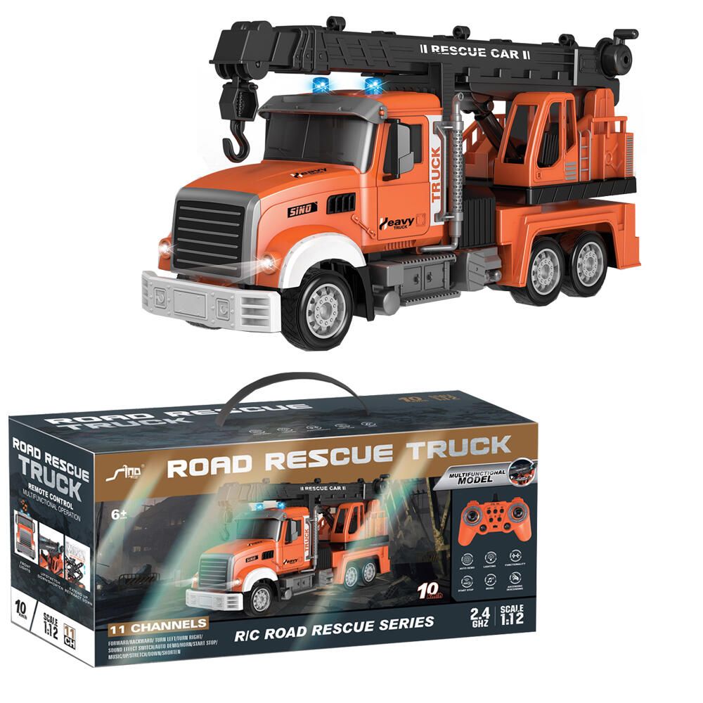 Stem - 1/12 Dual Frequency Remote Control Rescue Crane - 2.4G