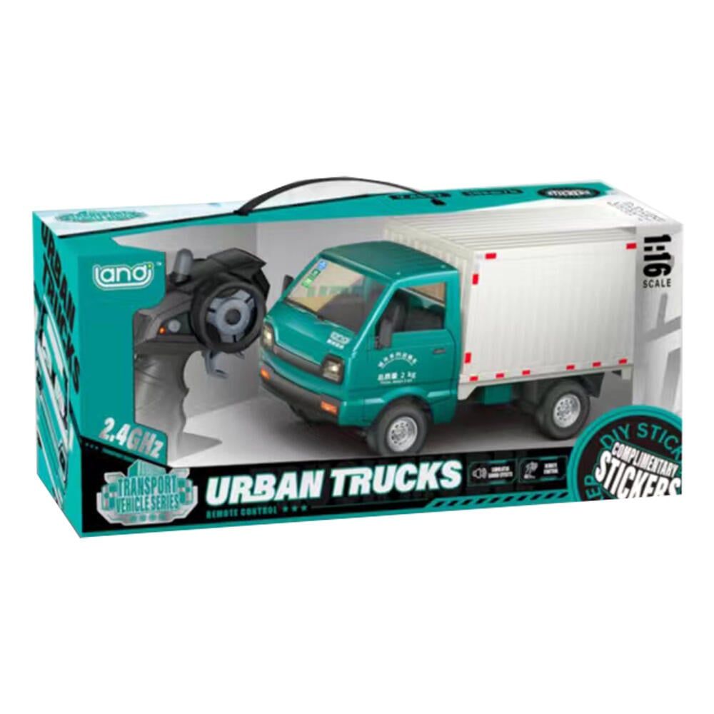 Stem - 1/16 Remote Control Lighting Urban Micro Carriage Truck - 2.4G - 1pc - Color May Vary