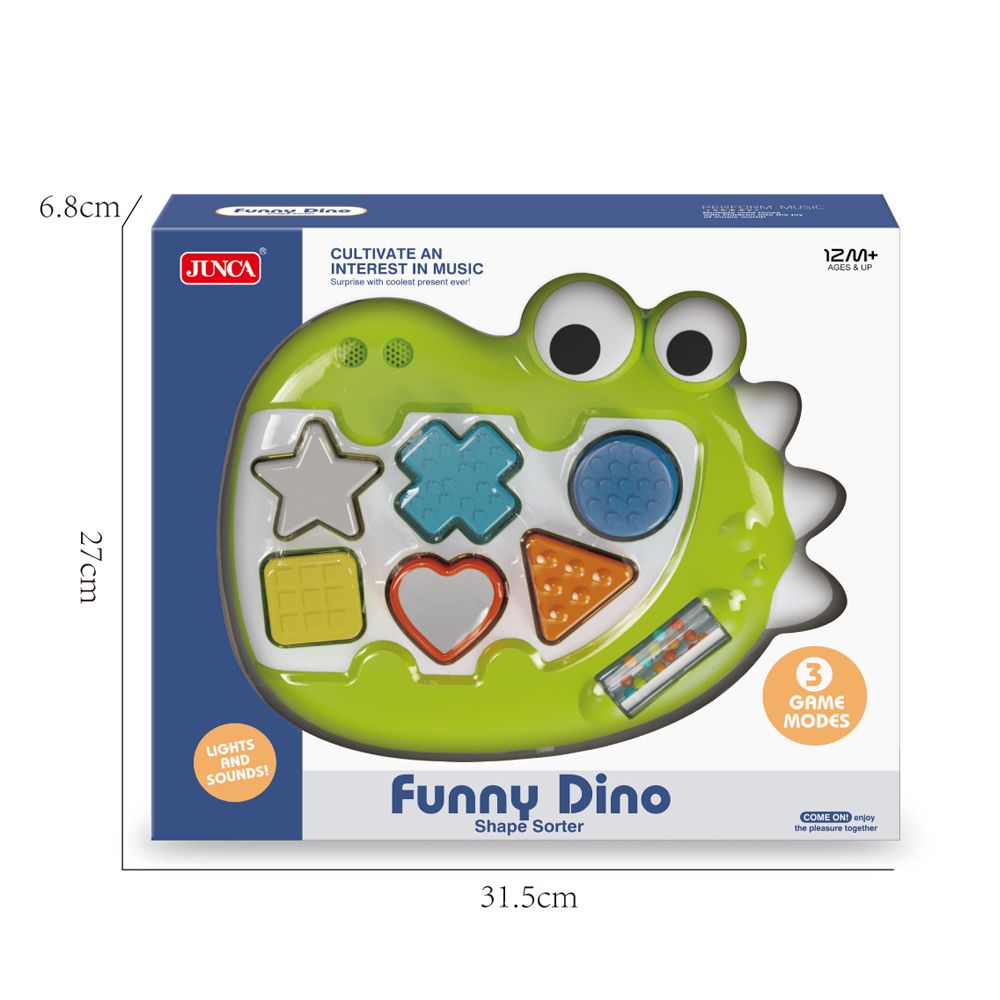 Stem - Funny Dino Shape Sorter