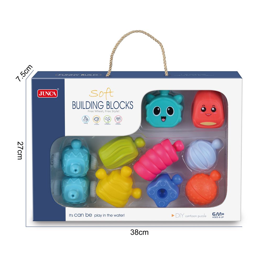 Stem - Soft Building Blocks - 10 Pcs