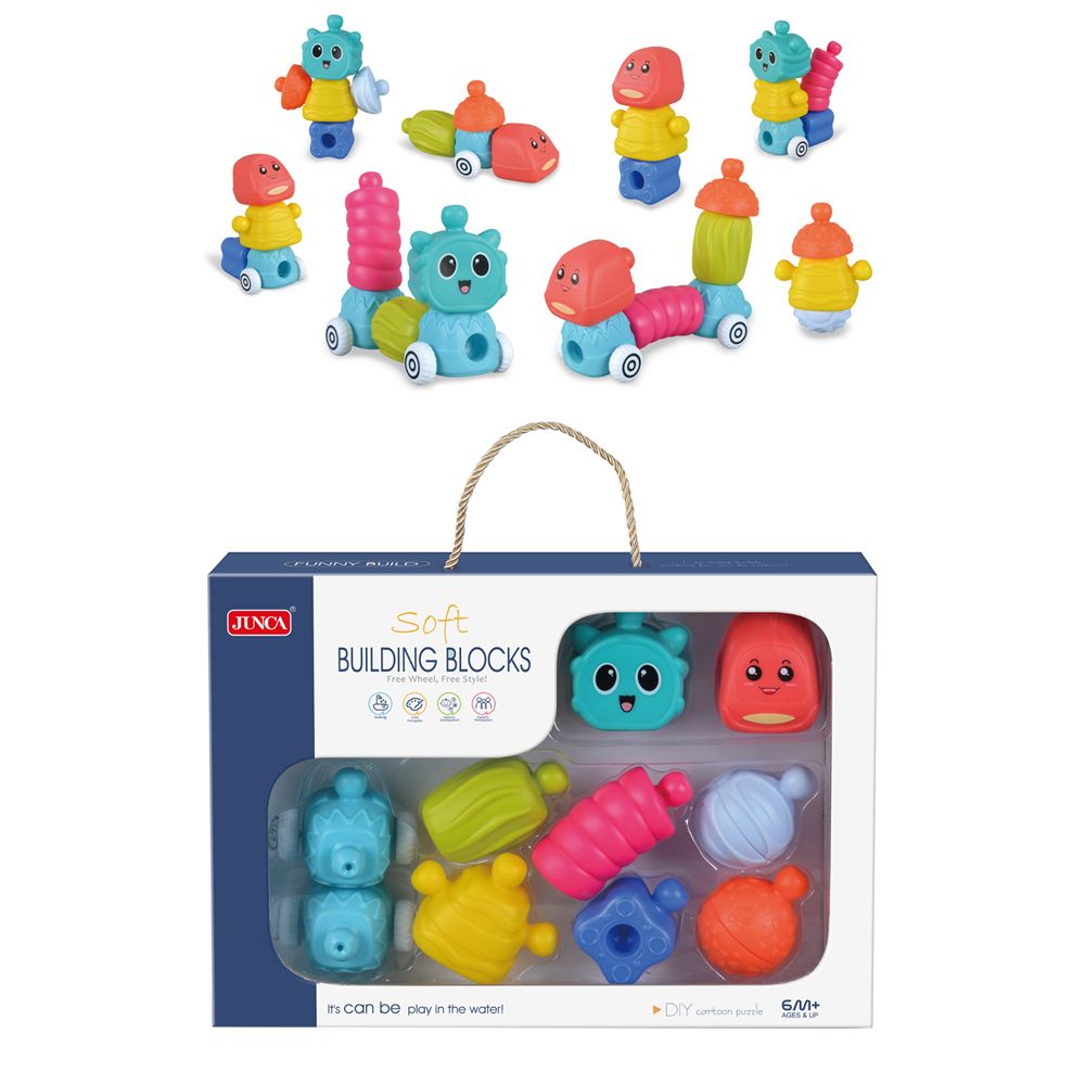 Stem - Soft Building Blocks - 10 Pcs