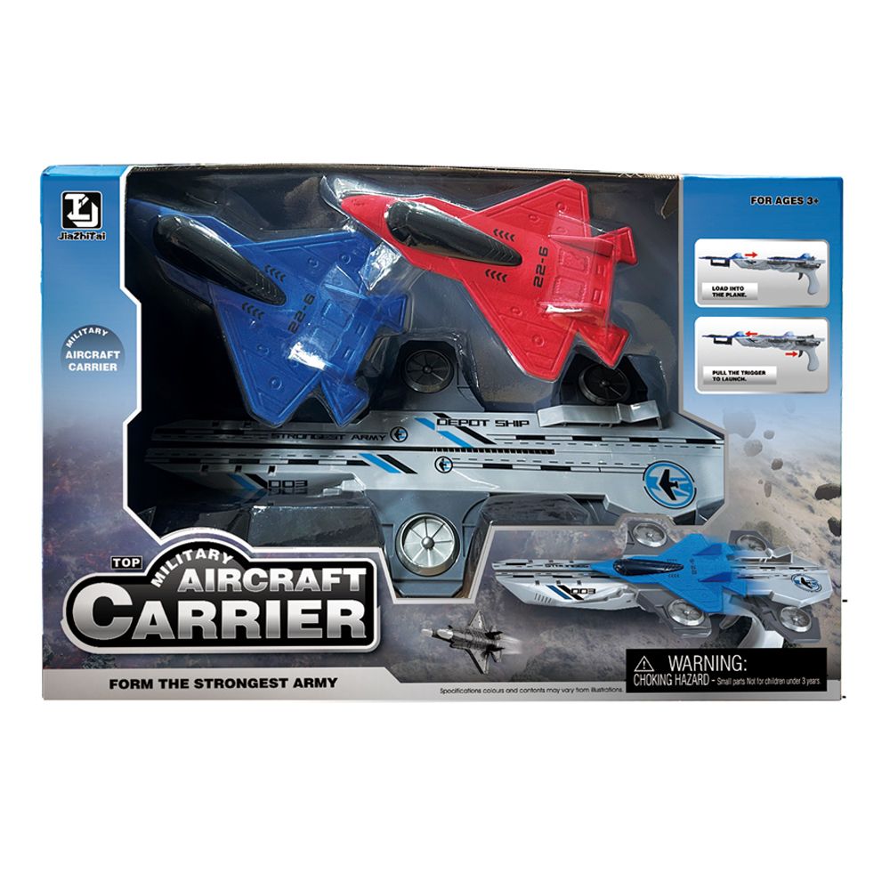 Stem - Aircraft Carrier Projectile Launcher Playset - 3pcs