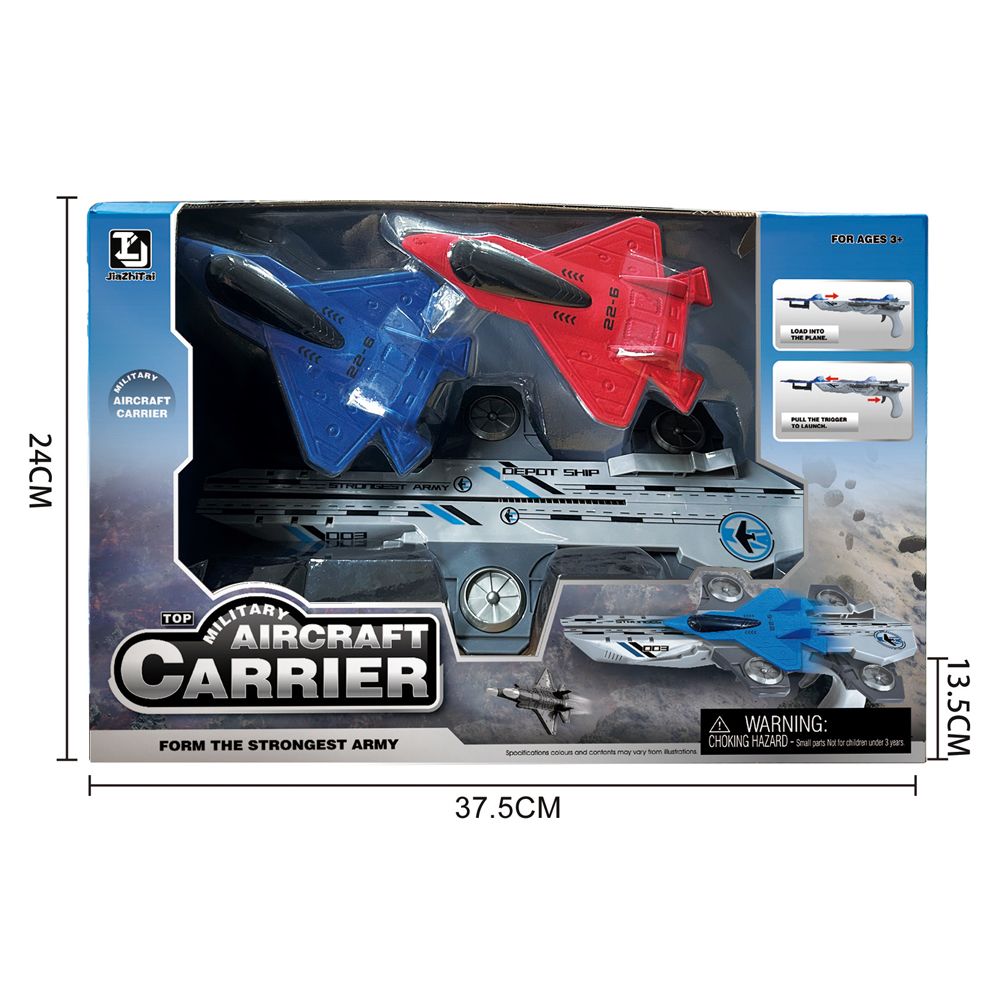 Stem - Aircraft Carrier Projectile Launcher Playset - 3pcs