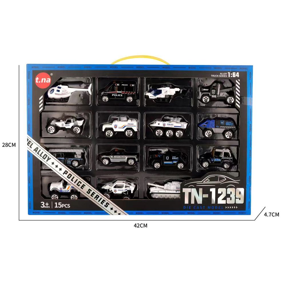 Stem - 15-Piece Diecast - Police Series Set