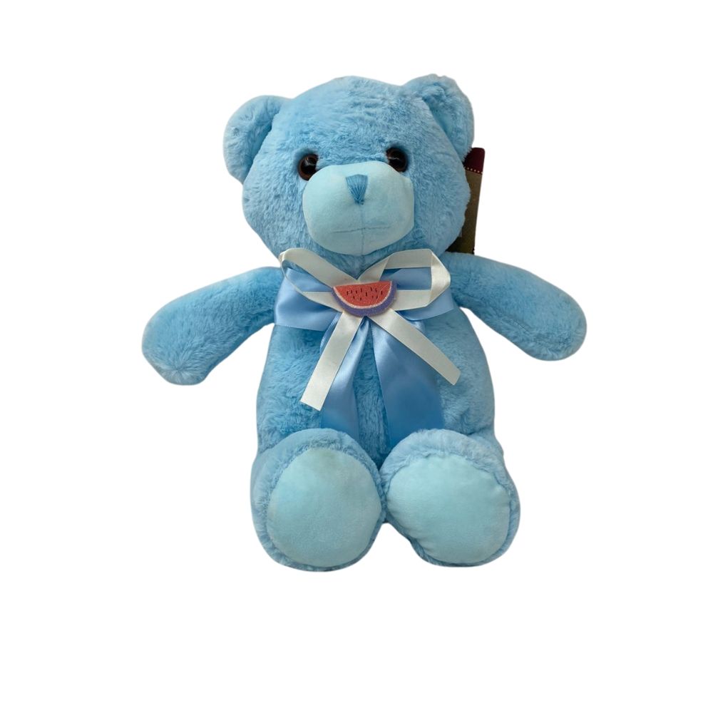 Stem - Ribbon Teddy Bear - Color May Vary - 34 cm - 1 PC