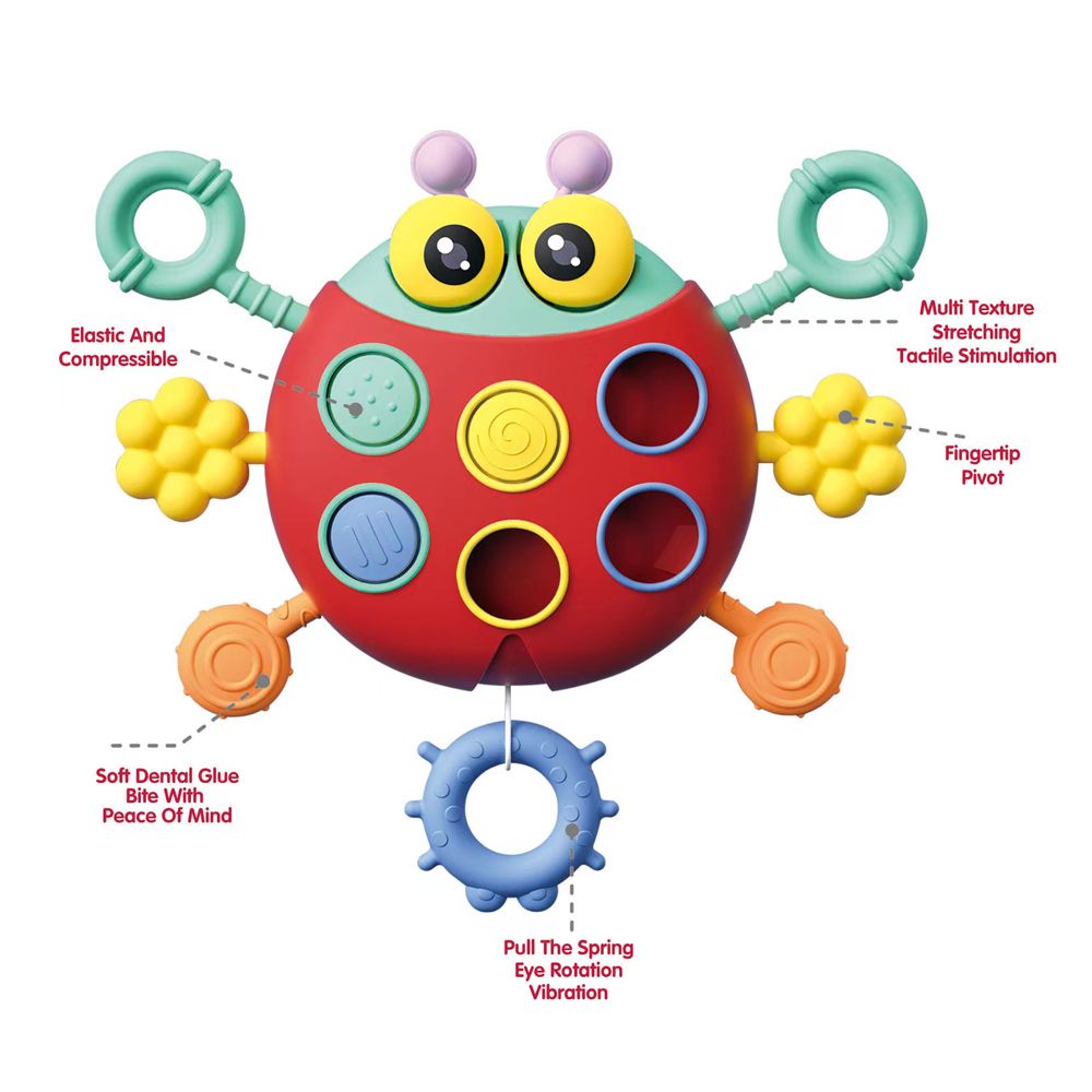 Stem - Ladybug Pull Toy