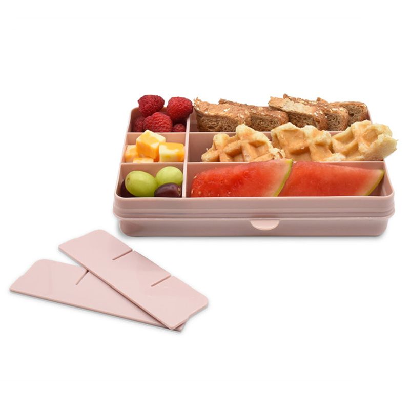 Melii - Snackle Box w/ Removable Divider - 4oz - Pink 