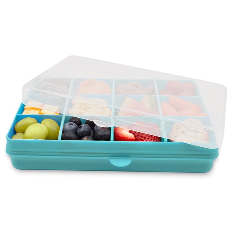 Melii - Snackle Box w/ Removable Divider - 4oz - Turquoise 